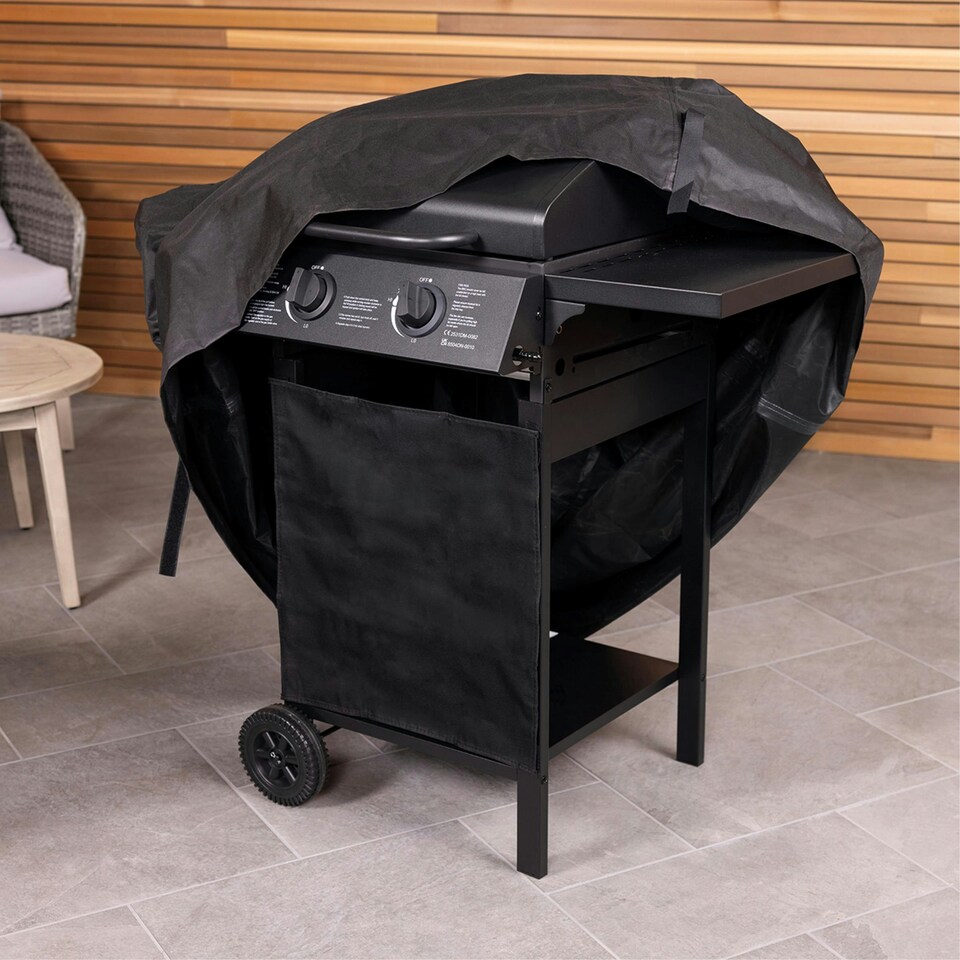 image 1 of Charles Universal Gas Charcoal Premium BBQ Cover Polyester Canvas Small 2 Burner