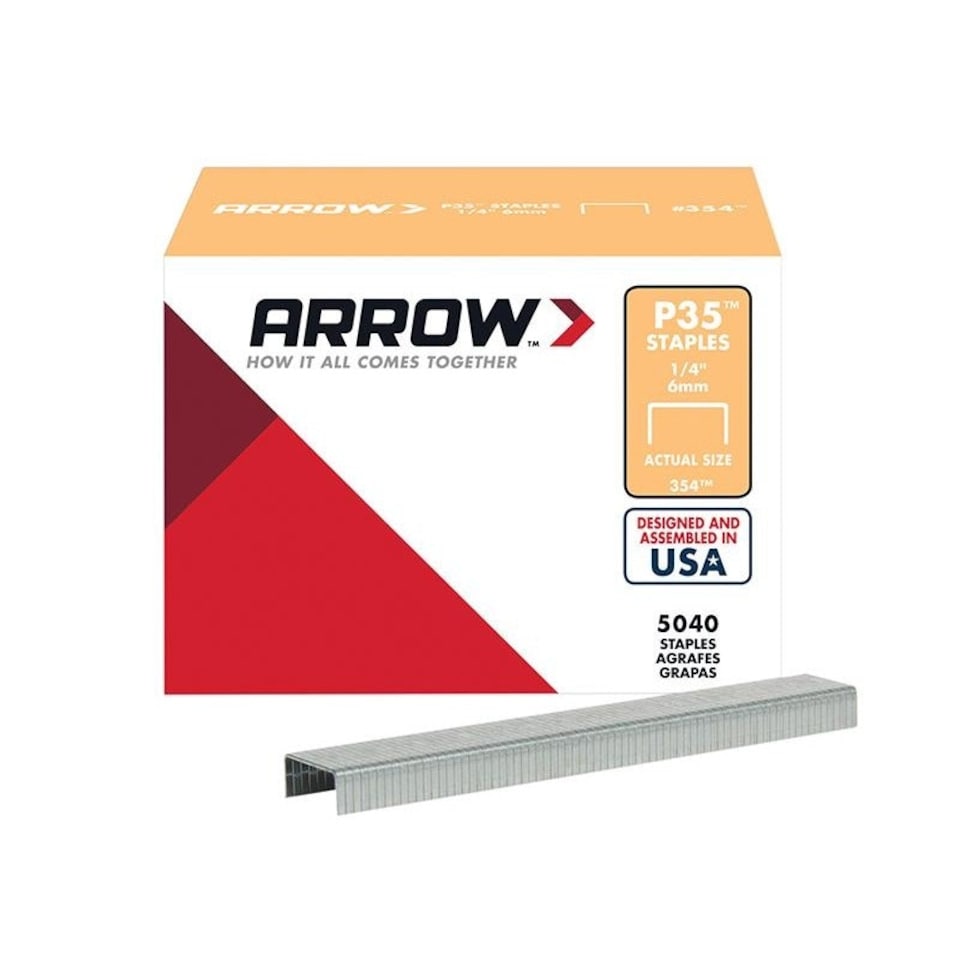 Arrow P35 Staples - Multi Colour - Box 5040 - 6mm - 1/4in