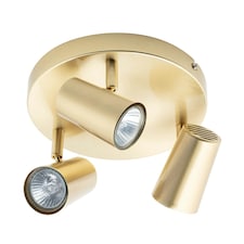 BHS Barley Spotlight Plate | Gold | Satin Brass | 1