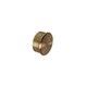 image 2 of 35mm Fixed Length Metal Curtain Pole Set Antique Brass End Cap Finial 320cm Bronze | Bronze