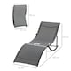 image 7 of Outsunny Set of 2 Zero Gravity Lounge Chair Recliners Sun Lounger Dark Grey