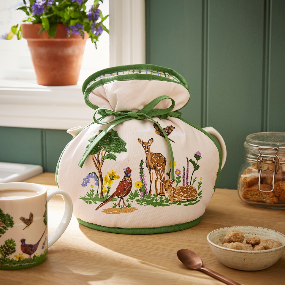 image 1 of Ulster Weavers Thistlewood Tea Cosy - Muff Green
