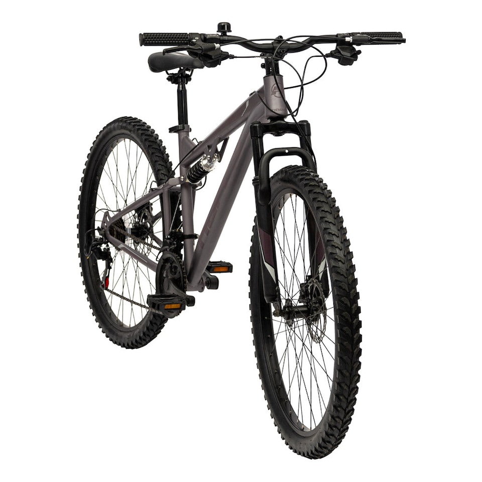 image 1 of HUFFY Marker 27.5-Inch Matte Heather Full Suspension 21-Speed Mountain Bike (26752W)