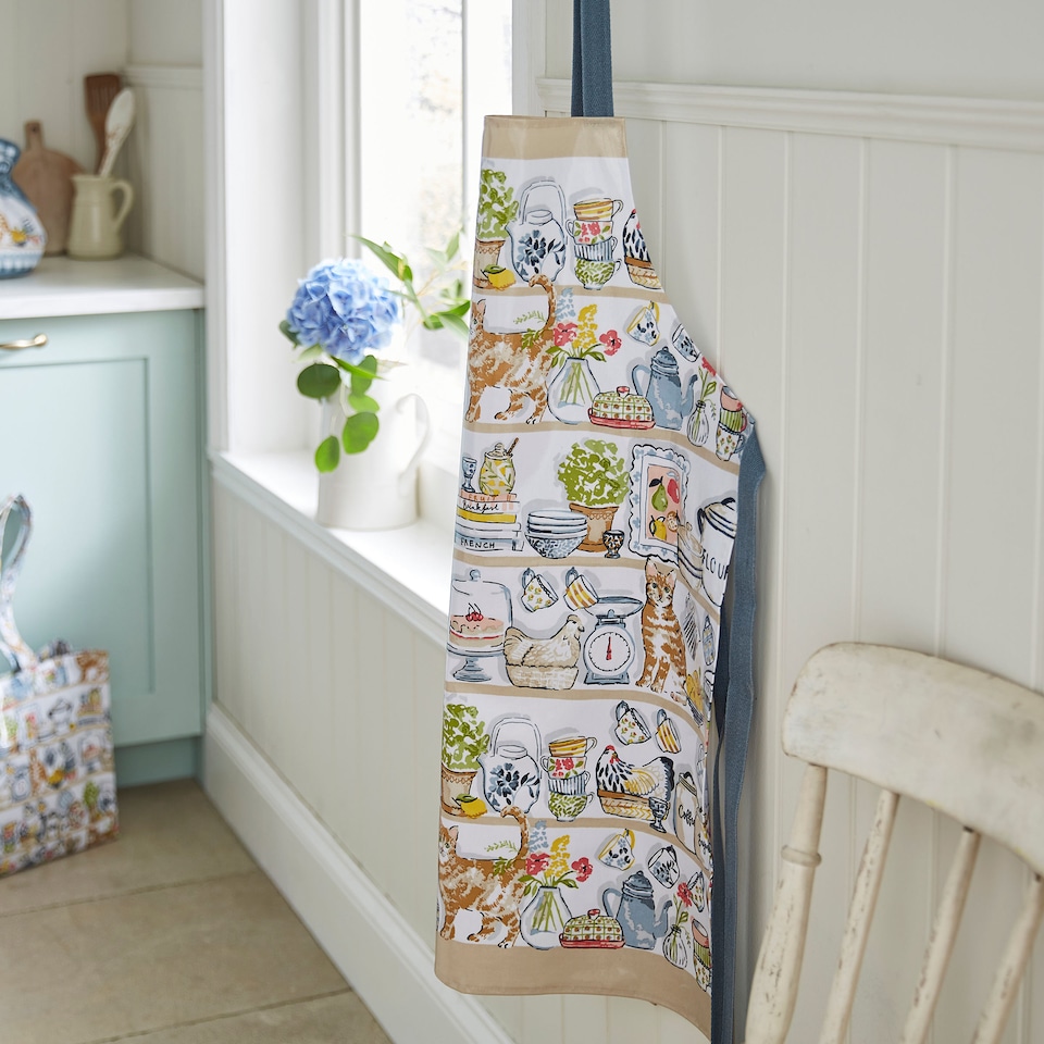 image 1 of Ulster Weavers Pantry Cats Apron - PVC/Oilcloth Multi