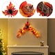 image 4 of Living and Home Maple Leaves Halloween Sunflower & Pumpkind Garland