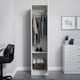 image 9 of Vida Designs Riano 1 Door Wardrobe With Shelf & Clothes Rail, White