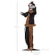 image 5 of Outsunny 67 Inch Life Size Outdoor Halloween Decorations Talking Circus Clown, Animated Prop Animatronic Decor with Light Up Eyes, Laughter