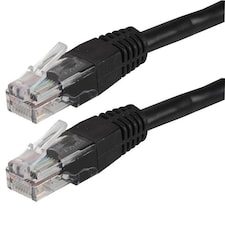 PRO SIGNAL - RJ45 Male to Male Cat5e UTP Ethernet Patch Lead, 25m Black