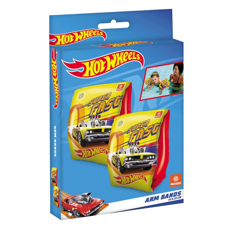 image 1 of Hot Wheels Inflatable Arm Bands for Kids 15x23cm