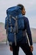 image 1 of Mountain Warehouse 65L Large Rucksack Backpack Travelling Backpacking Camping | Blue