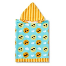 Home & Living Childrens/Kids Sun Hooded Towel - Blue/Yellow/Orange - 1.5-3 Years Blue