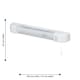 image 8 of Set of 2 Rise - White LED Bathroom Shaver Lights | White | White | 2