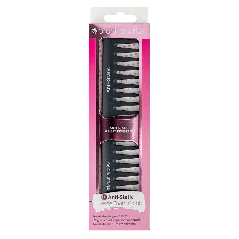 image 1 of Brushworks Anti-Static Wide Tooth Comb