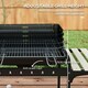 image 4 of Outsunny Charcoal Barbecue BBQ Grill Trolley W/ 5-level Grill Height Ash Catcher