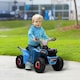 image 2 of HOMCOM Electric Quad Bike, 6V Kids Ride-On ATV, for Ages 18-36 Months - Blue