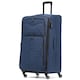 image 1 of Flight Knight Lightweight 4 Wheel 800D Soft Case Quilted Suitcases Anti Crack Cabin & Hold Luggage Options - 100+ Airlines Approved - easyJet, BA & Many More! Blue | Navy | Large