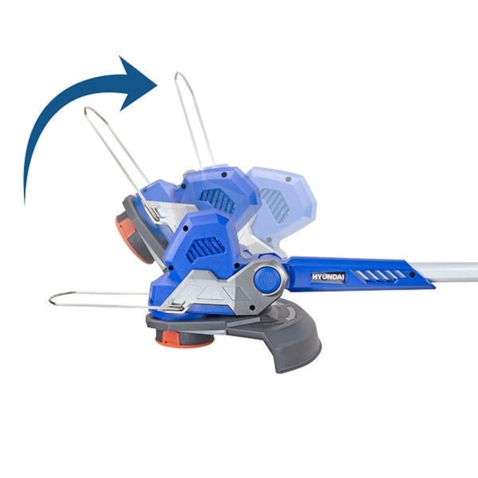 image 1 of Hyundai 40v Lithium-ion Cordless Strimmer Grass Trimmer With Battery and Charger | HYTR40LI