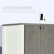 image 7 of kleankin  Bathroom Storage Cabinet w/ Door Cupboard and Adjustable Shelf, White