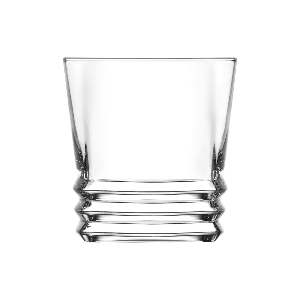 image 1 of LAV Elegan Whisky Glasses - 315ml - Clear - Pack of 6 | Clear | Transparent