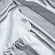 image 7 of Homescapes Cotton Morocco Striped Monochrome Throw - 255 x 360 cm Grey