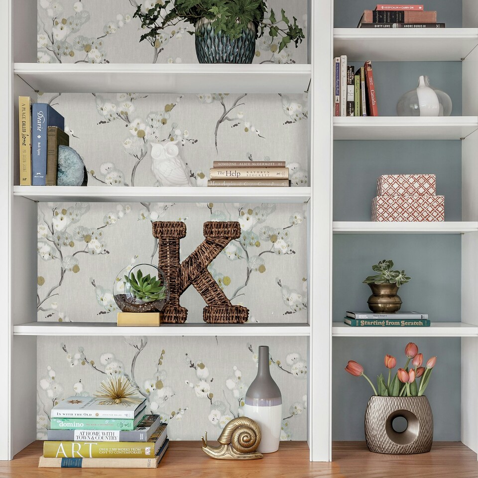 image 1 of NuWallpaper NU2679 Mirei Peel & Stick Wallpaper, Grey Multi