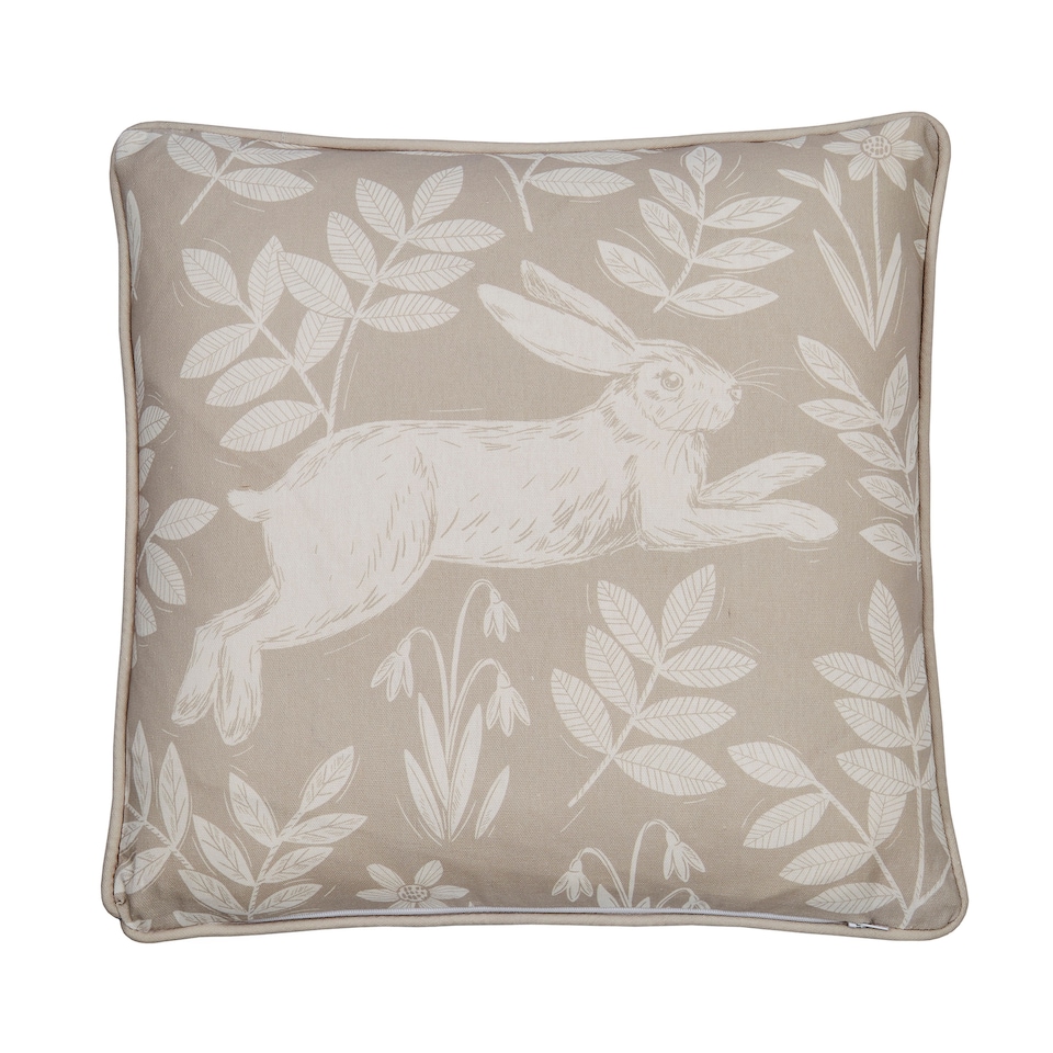 image 1 of D & D Spring Rabbit Outdoor Cushion Cover Duck Egg