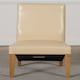 image 10 of Oregon Round Oak Dining Table with Lola Leather Chairs Cream