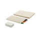 image 2 of XD Collection Micki infinity Notepad And Pencil Set (Pack of 6) - White - One Size White