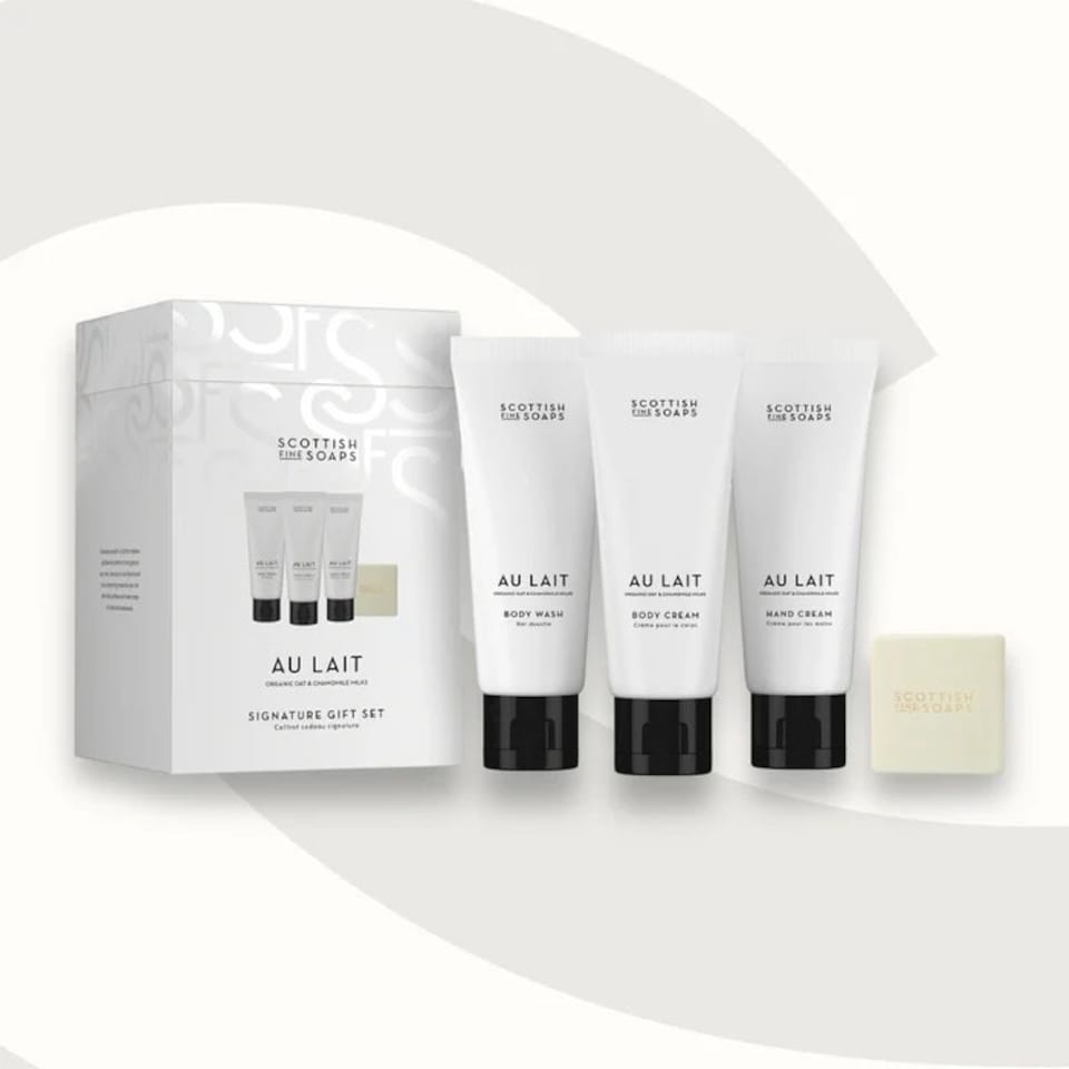 image 1 of Scottish Fine Soaps Au Lait Signature Gift Set