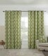 image 5 of Esher Eyelet Curtains - Green - 229cm x 229cm