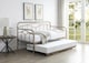 image 4 of Axton Single 3ft Day Bed Antique Bronze Metal Bed Frame | Bronze | Hand painted antique bronze finish | Single
