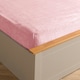 image 2 of OHS Soft Warm Thermal Teddy Fleece 25cm Deep Fitted Bed Sheet, Double - Pink