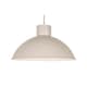 image 2 of Domed - Taupe Grey Easy Fit Metal Pendant Shade Grey
