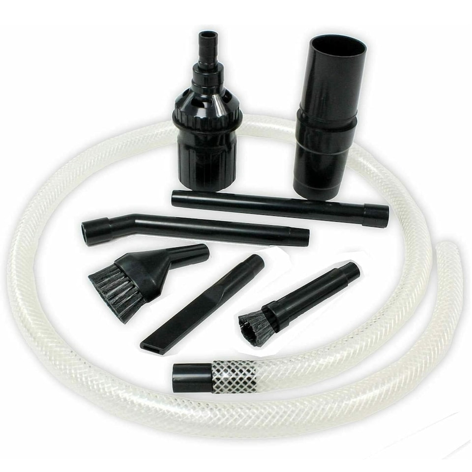 image 1 of SPARES2GO Universal Mini Micro Vacuum Cleaner Attachment Tool Kit