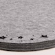 image 3 of Grey Star Cutout Christmas Felt Placemats 32cm - Pack of 4