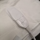 image 7 of 150cm 2 x 60W King Size White Electric Blanket Throw with Temperature Settings