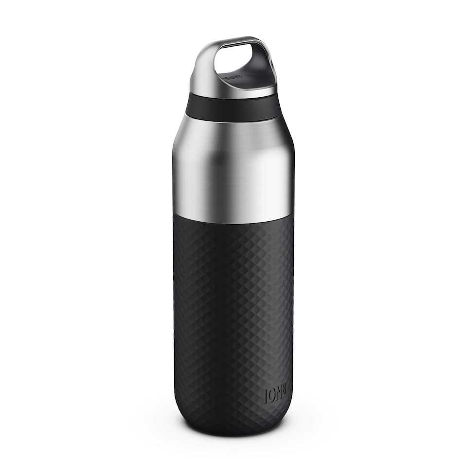image 1 of ION8 ROAM Insulated Steel Water Bottle, Rubberised, 655ml / 22oz