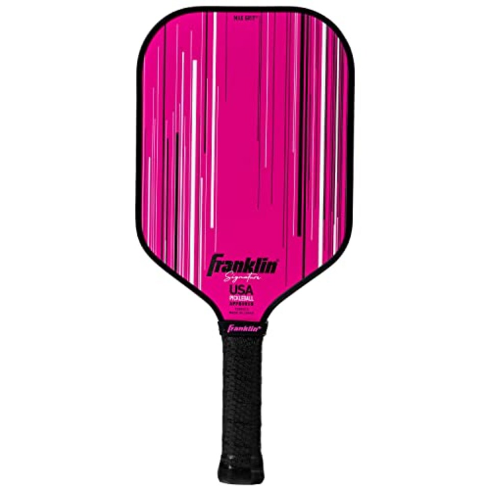 image 1 of Franklin Sports Signature Series Pro Pickleball Paddle - Pink - 13mm