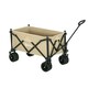 image 1 of Outsunny Foldable Garden Cart, Outdoor Utility Wagon with Carry Bag, Camouflage