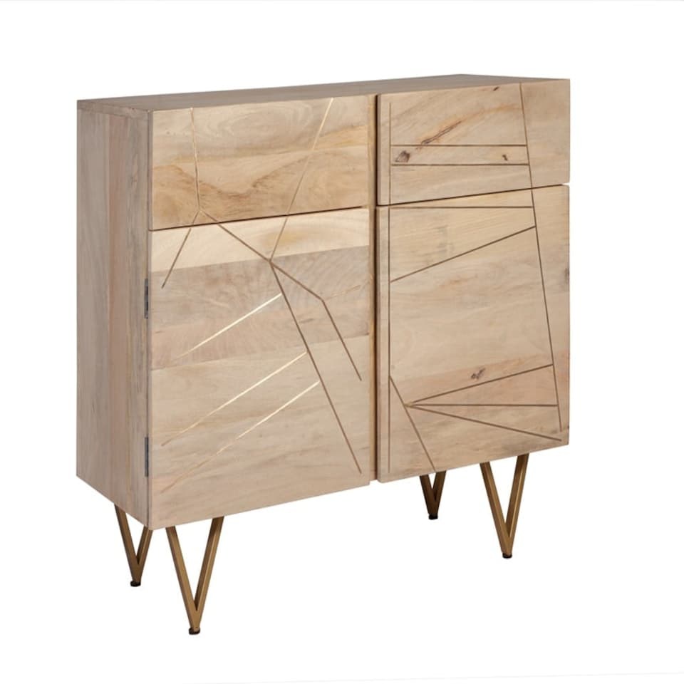 image 1 of Small Sideboard Barbuto Light Mango Brown