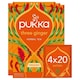 image 1 of Pukka Herbs Organic Herbal Tea, Three Ginger, 4 Packs, 80 Teabags 4