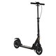 image 2 of HOMCOM Adult Teens Kick Scooter Foldable Height Adjustable Aluminium Ride On Toy for 14 older with Rear Wheel & Hand Brake, 200mm Big Wheels, Shock Mitigation System - Black