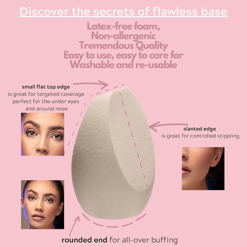 image 1 of Nanshy Makeup Blending Sponges - Trio