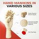 image 2 of 2 Assorted Size Small & Large Wooden Hand Artist Drawing Manikin Jointed Mannequin