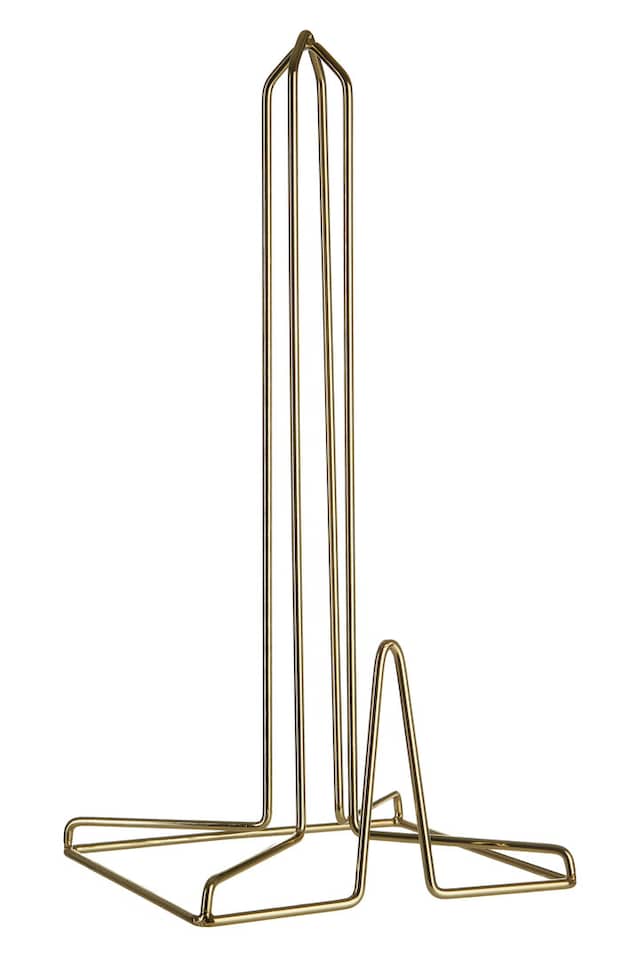 image 1 of Vertex Gold Finish Kitchen Roll Holder