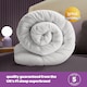 image 9 of Silentnight Deep Sleep 13.5 Tog Duvet and Pillow Pair | White | Double