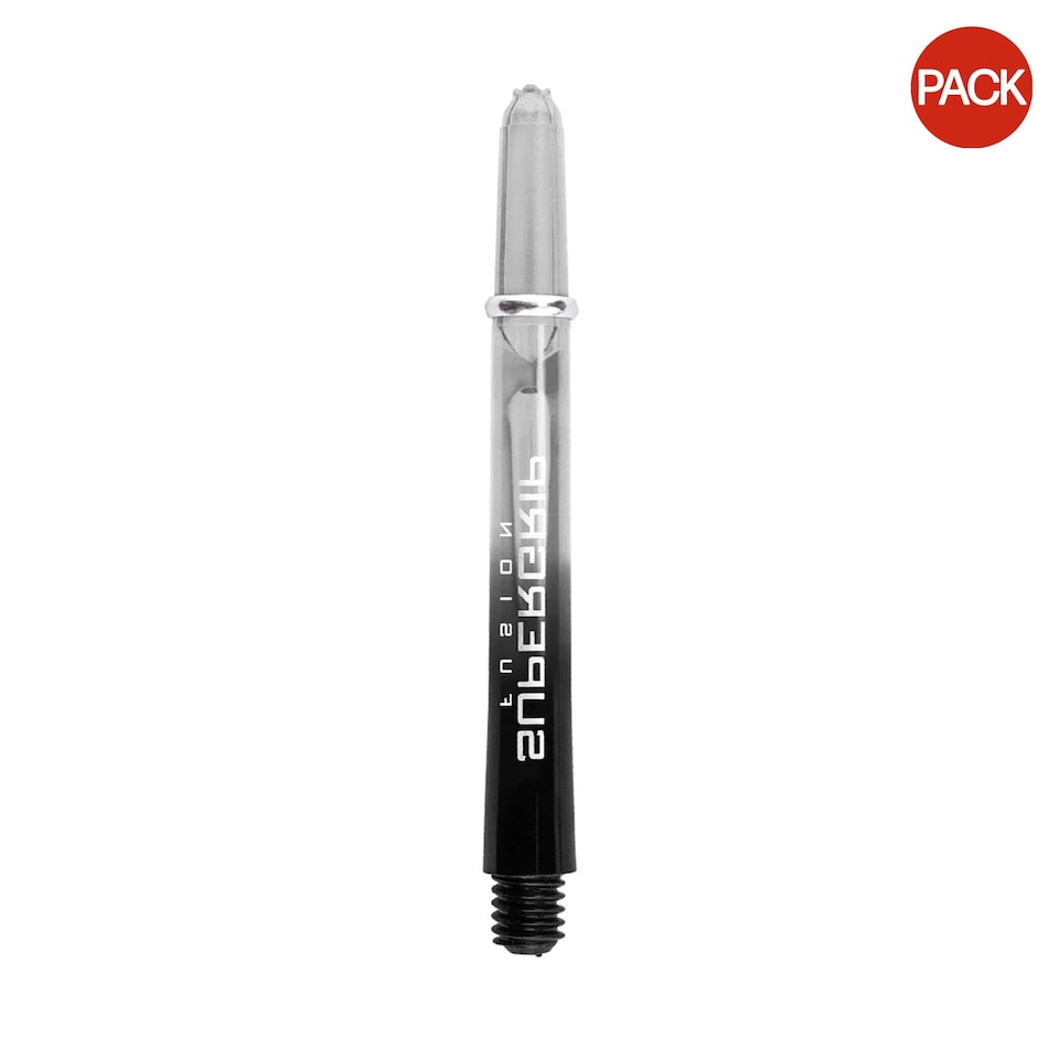 image 1 of Harrows Supergrip Fusion Dart Stem (Pack Of 3) - Black/Clear - S