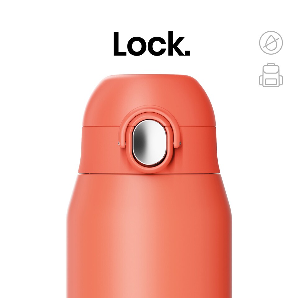 image 1 of ION8 REVIVE Insulated Steel Water Bottle, Dual Tone, 540ml / 18oz