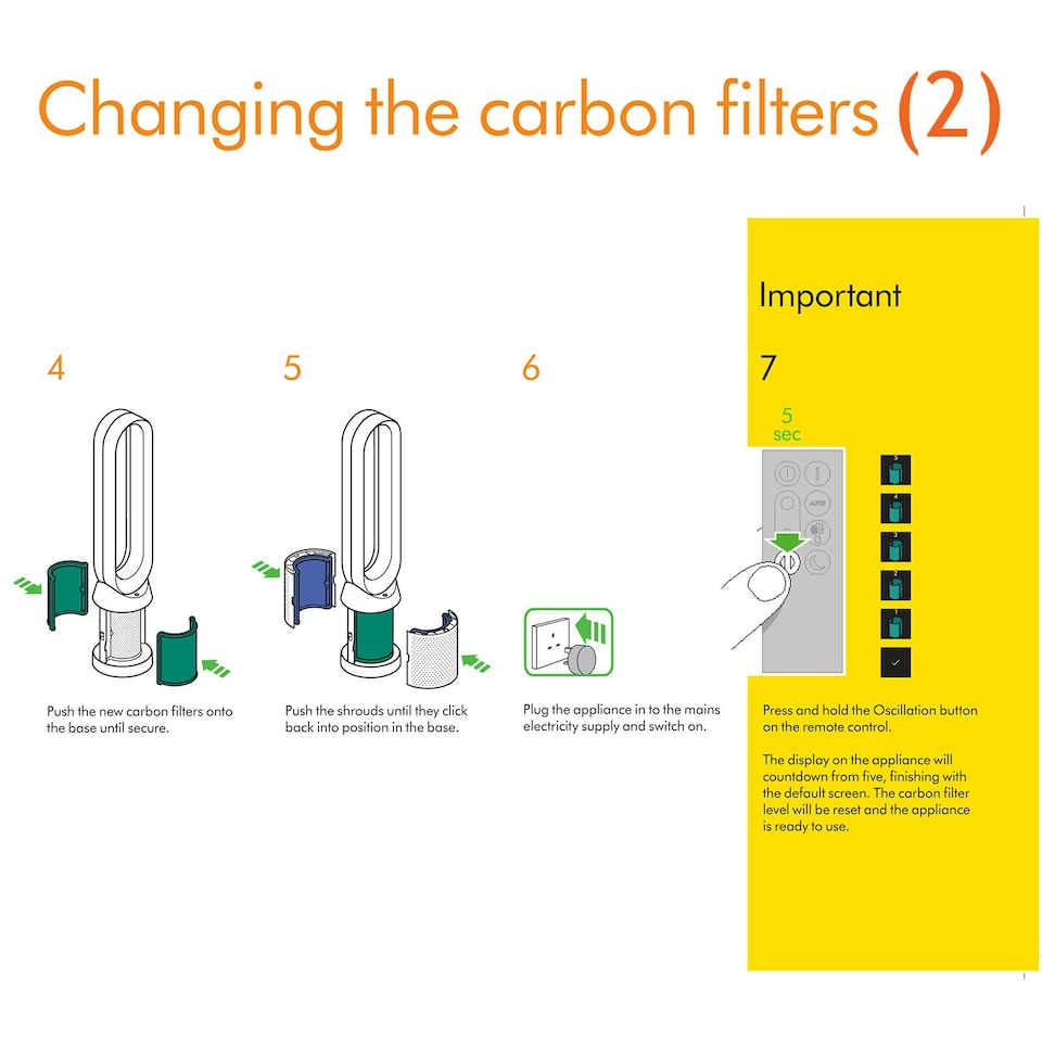 image 1 of Dyson Air Purifier HEPA Filter DP04 HP04 HP06 HP07 HP09 PH01 PH02 PH03 PH04 TP04 TP06 TP07 TP09