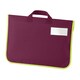 image 2 of Quadra Enhanced-Vis Book Bag - 4 Litres (Pack of 2) - Burgundy - One Size | Purple